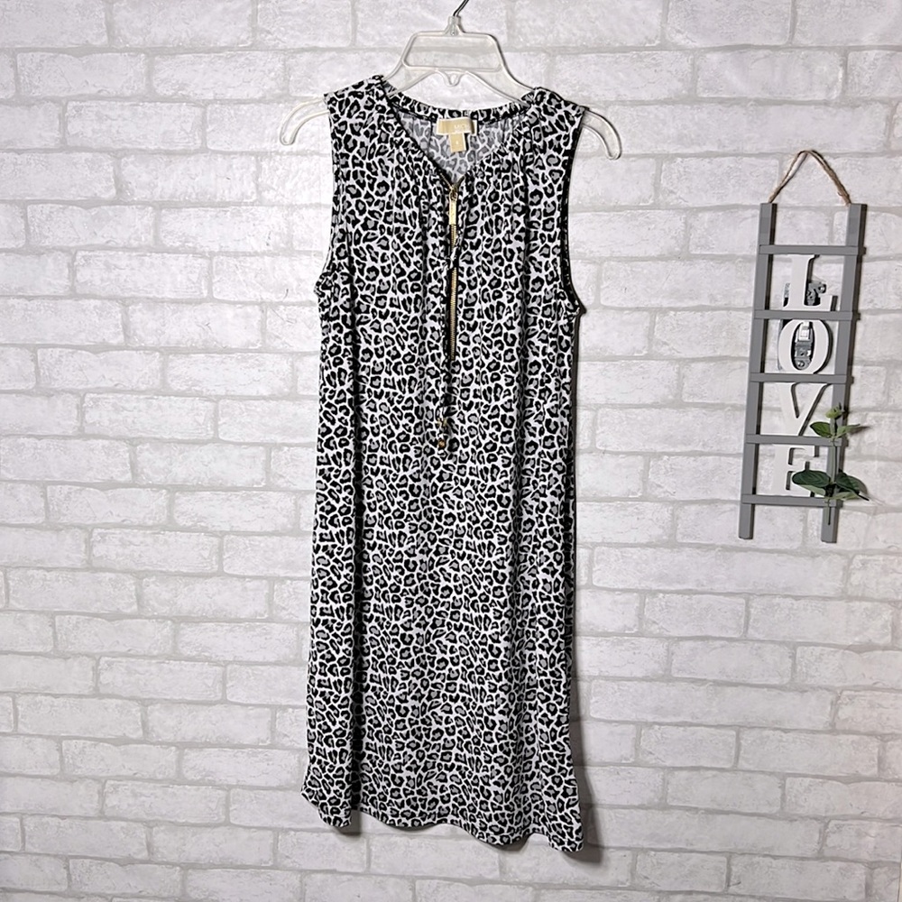 Michael Michael kors animal print dress size Large